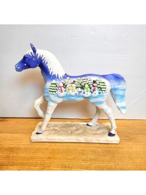 The Trail Of Painted Ponies Let It Snow Horse Figurine 2008 1E7248